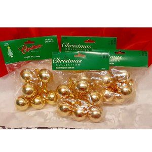 The Christmas Collection Mini Glass Ornaments 6 BG